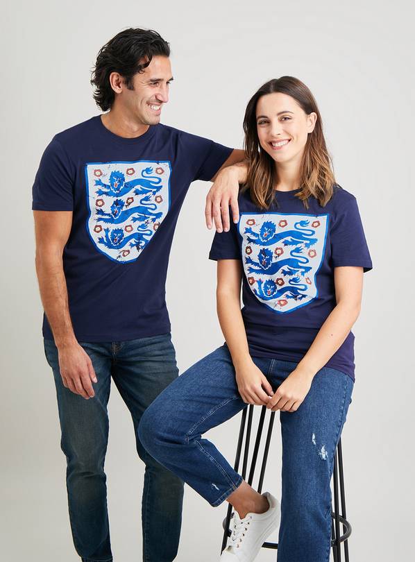 Buy Official England Navy Unisex Football TShirt S Underwear Argos