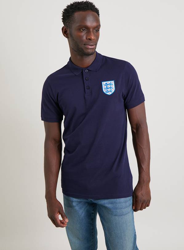 Buy Official England Unisex Navy Polo Shirt M Tops Argos