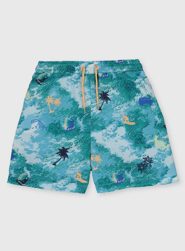 Buy Surfer Print Swim Shorts - 6 years | Swimwear | Argos