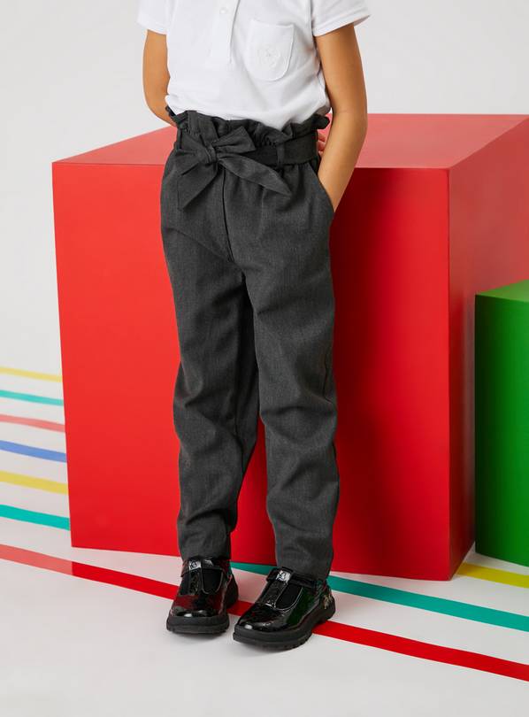 Grey Paperbag Trousers - 11 years