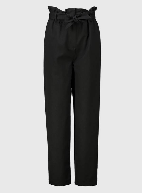 Black Paperbag Trousers - 9 years