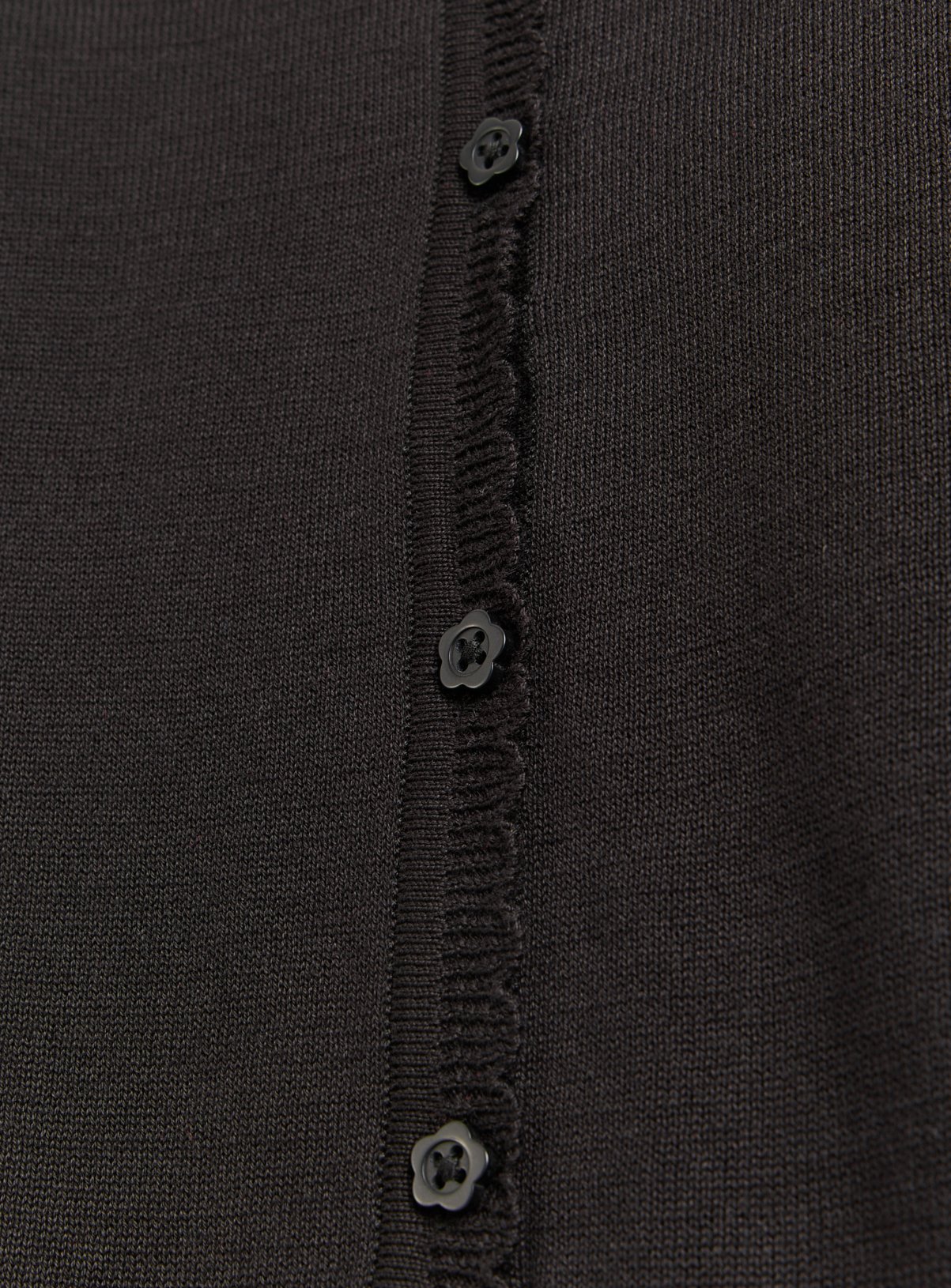 Black Knitted Cotton V Neck Cardigan 2 Pack 5 years - Image 4 thumbnail