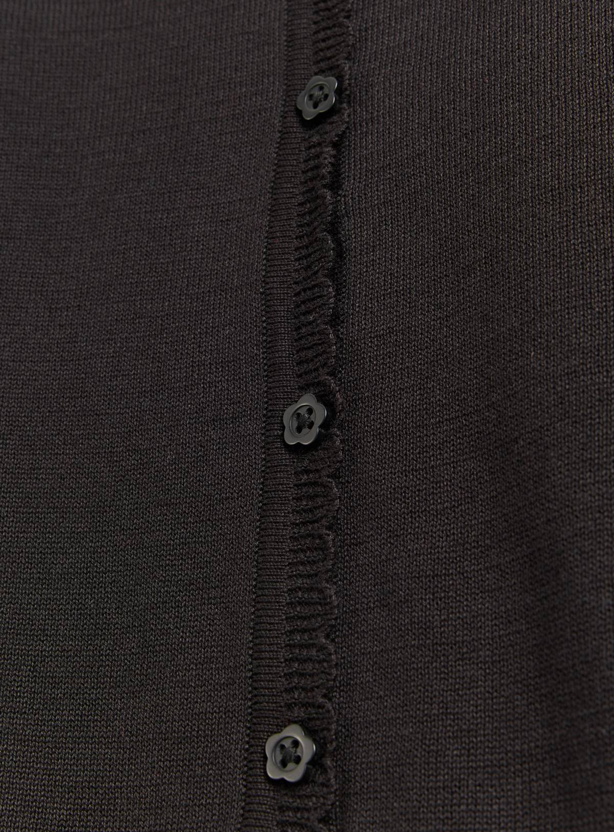 Black Knitted Cotton V Neck Cardigan 2 Pack 5 years - Image 4