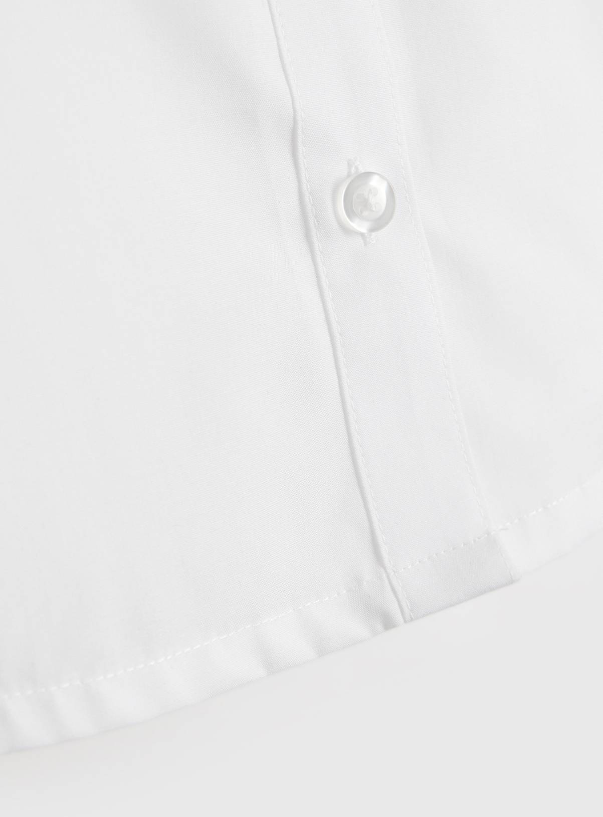 Perfect White Large Collar Short Sleeve Blouse 3 years - Image 5
