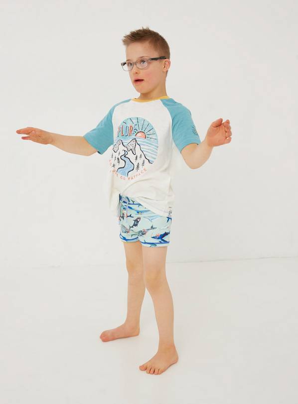 FATFACE Whale Trunkie Swim Shorts - 12-13 years