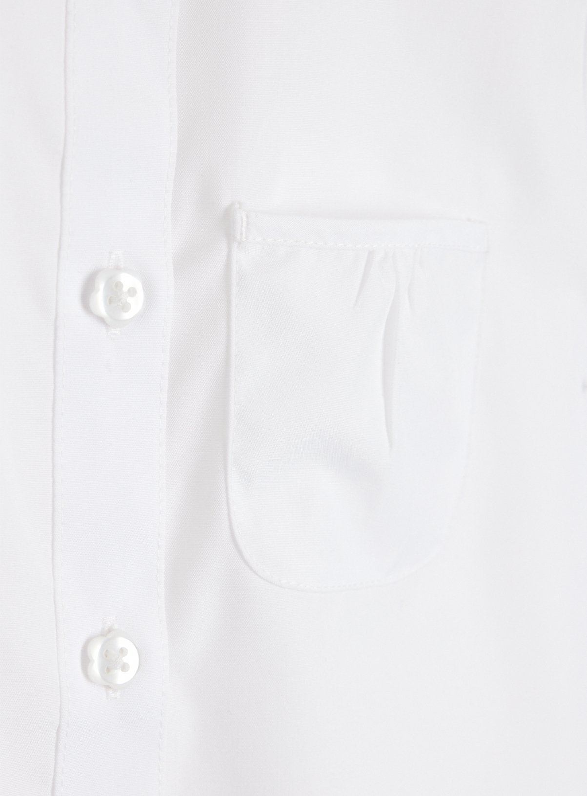 White Poly Cotton Embroidered Collar Blouses 2 Pack 3 years - Image 5 thumbnail