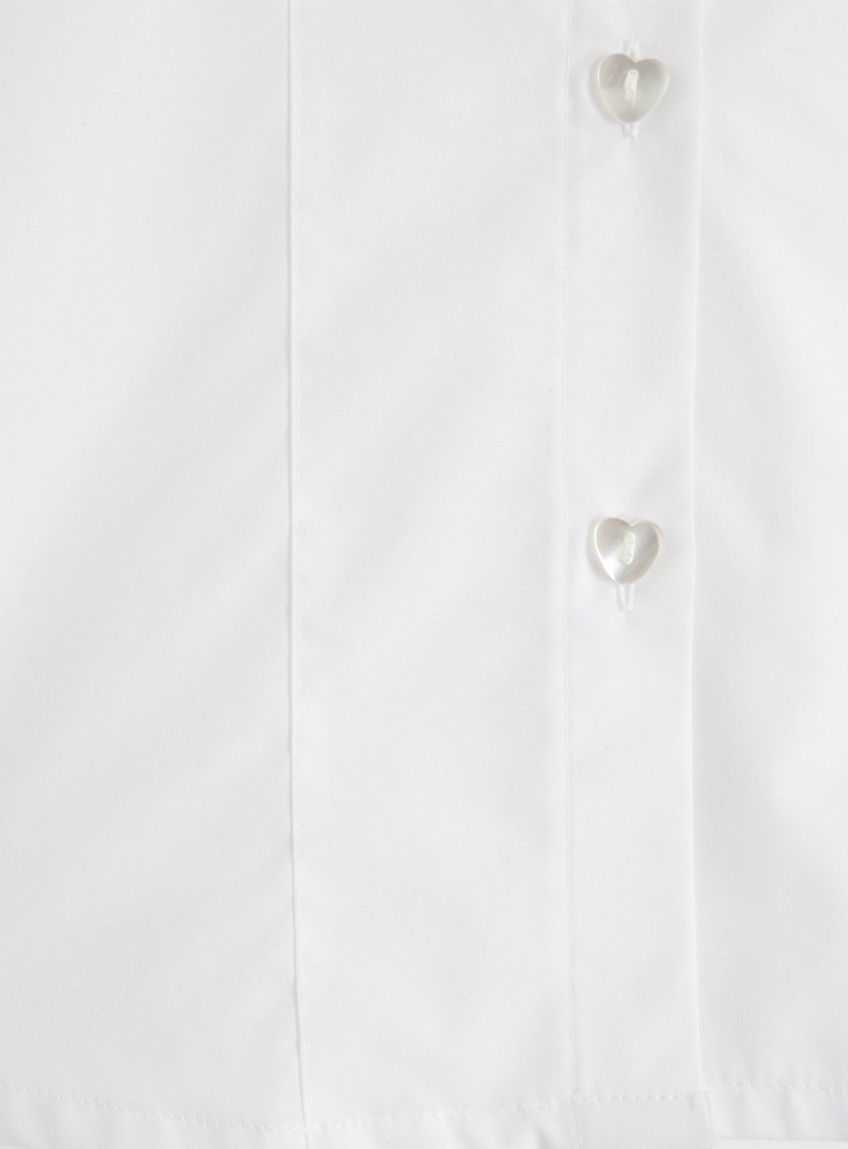 White Peter Pan Collar Long Sleeve Blouses 2 Pack 12 years - Image 5 thumbnail
