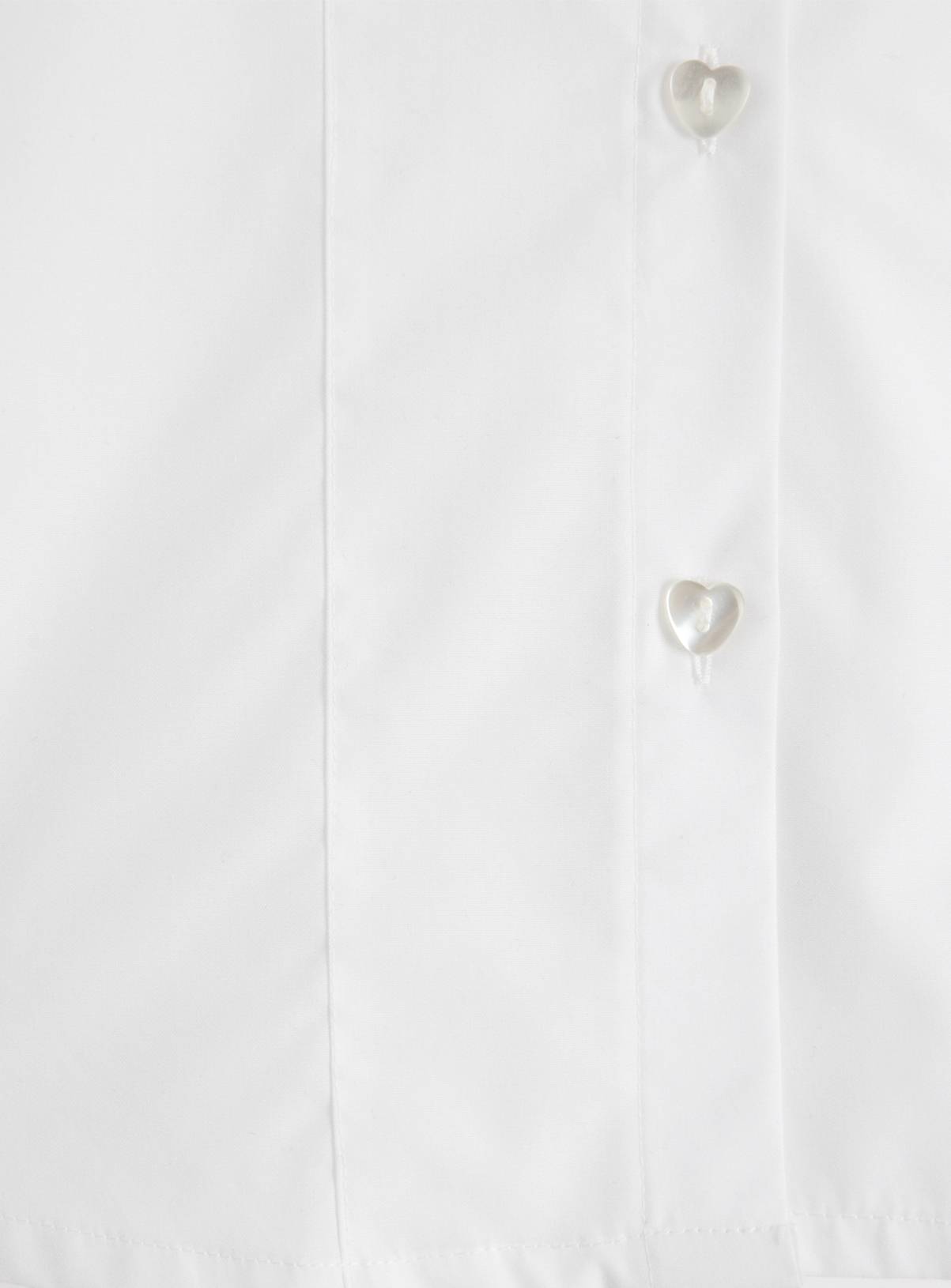 White Peter Pan Collar Long Sleeve Blouses 2 Pack 12 years - Image 5