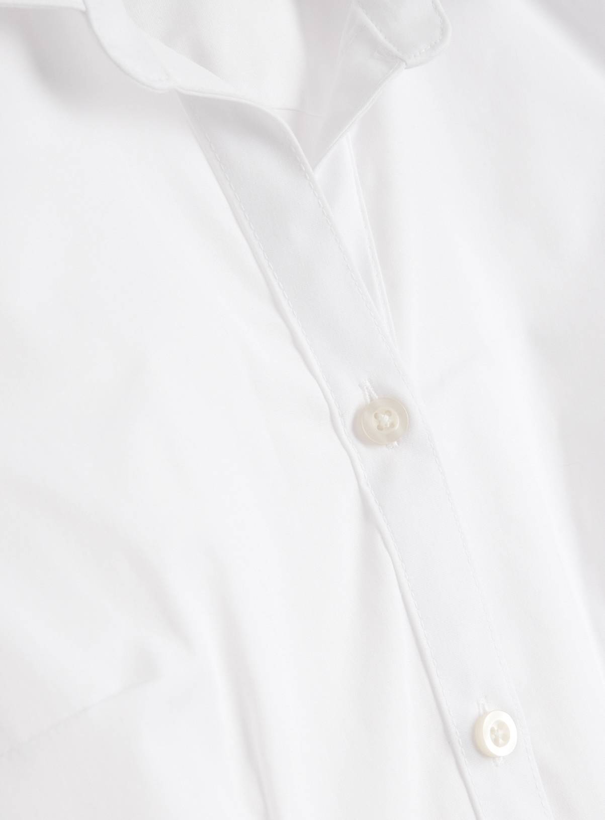 White Long Sleeve Blouse with Stretch 15 years - Image 5