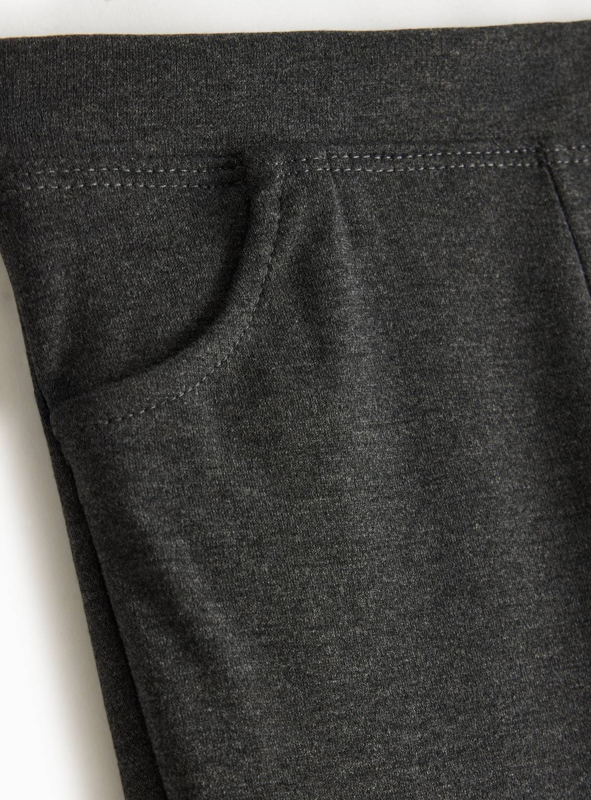 Grey Jersey Skinny Trousers 2 Pack 4 years - Image 3