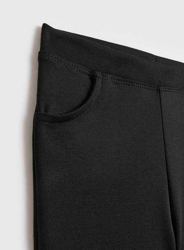 Buy Black Skinny Jersey Trousers 2 Pack 5 years, School trousers and  shorts