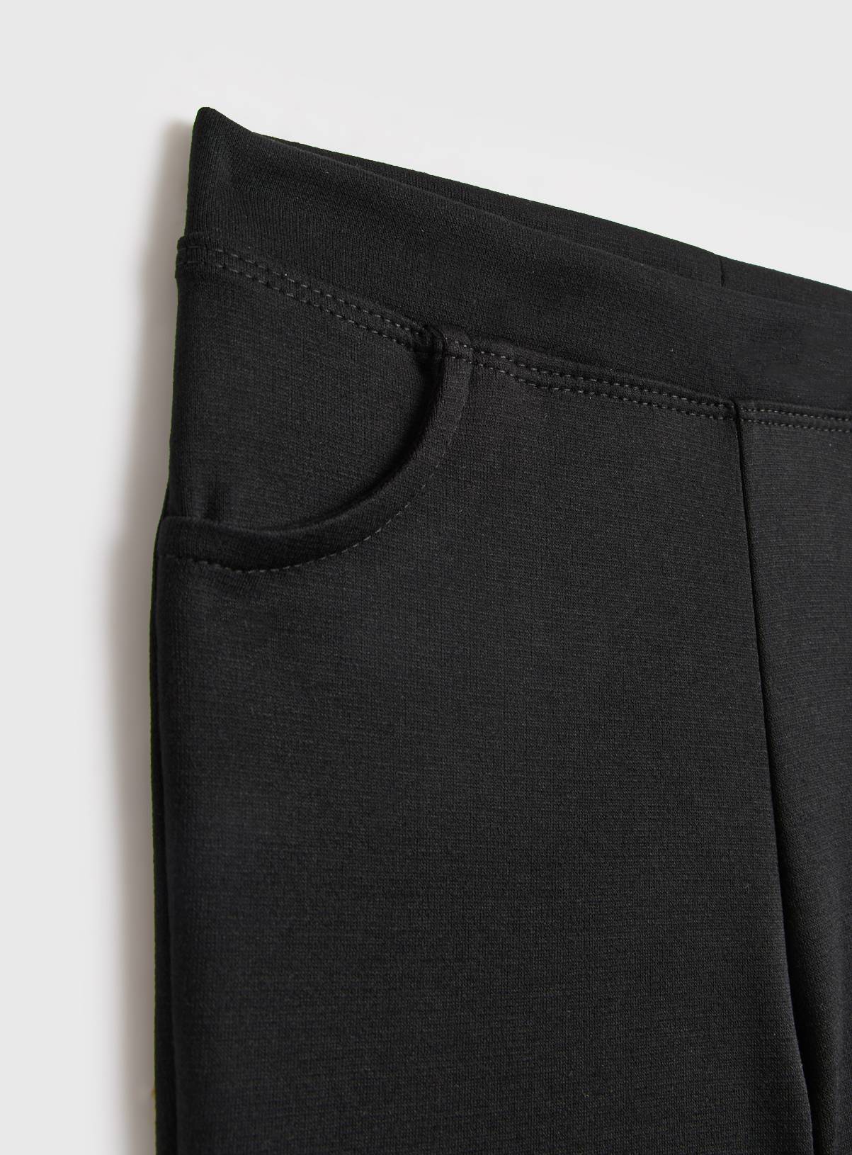 Black Jersey Skinny Trousers 2 Pack 16 years - Image 2