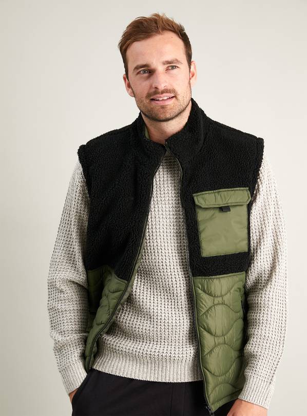 Buy Khaki Onion Quilt Gilet M Coats and jackets Argos