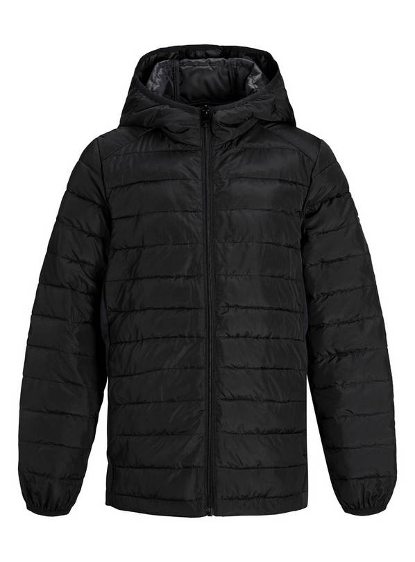 JACK & JONES Junior Black Puffer Jacket 7-8 years