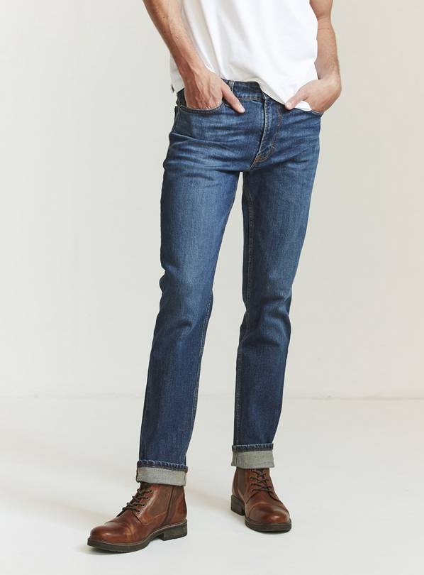 Buy FATFACE Slim Mid Wash Denim Jeans - 36 | Jeans | Argos