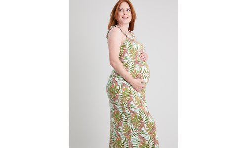 MATERNITY Nursing Cami Maxi Dress - 10