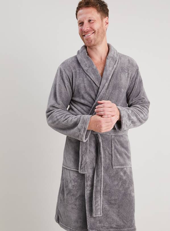 Buy Grey Marl Dressing Gown XS Dressing gowns Argos