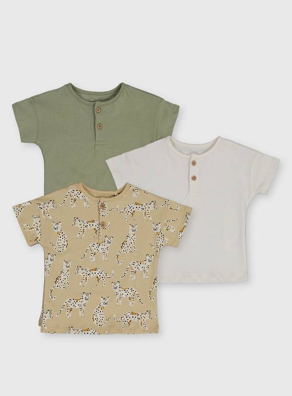 Buy Safari Button Detail TShirts 36 months Tops and tshirts Argos