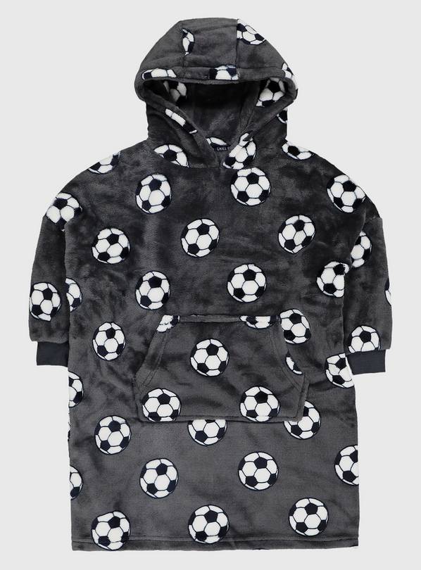 Buy Grey Football Hooded Blanket 45 years Pyjamas Argos