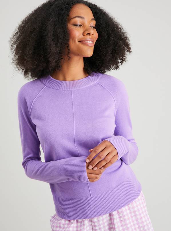 Buy Lilac Crew Neck Soft Touch Jumper 20 Jumpers Argos