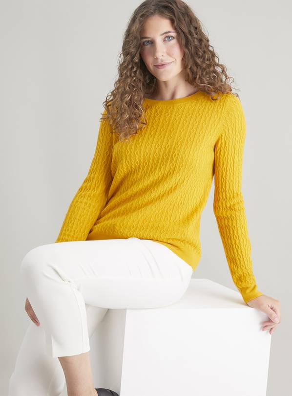 Buy Mustard Soft Touch Mini Cable Jumper 24 Jumpers Argos