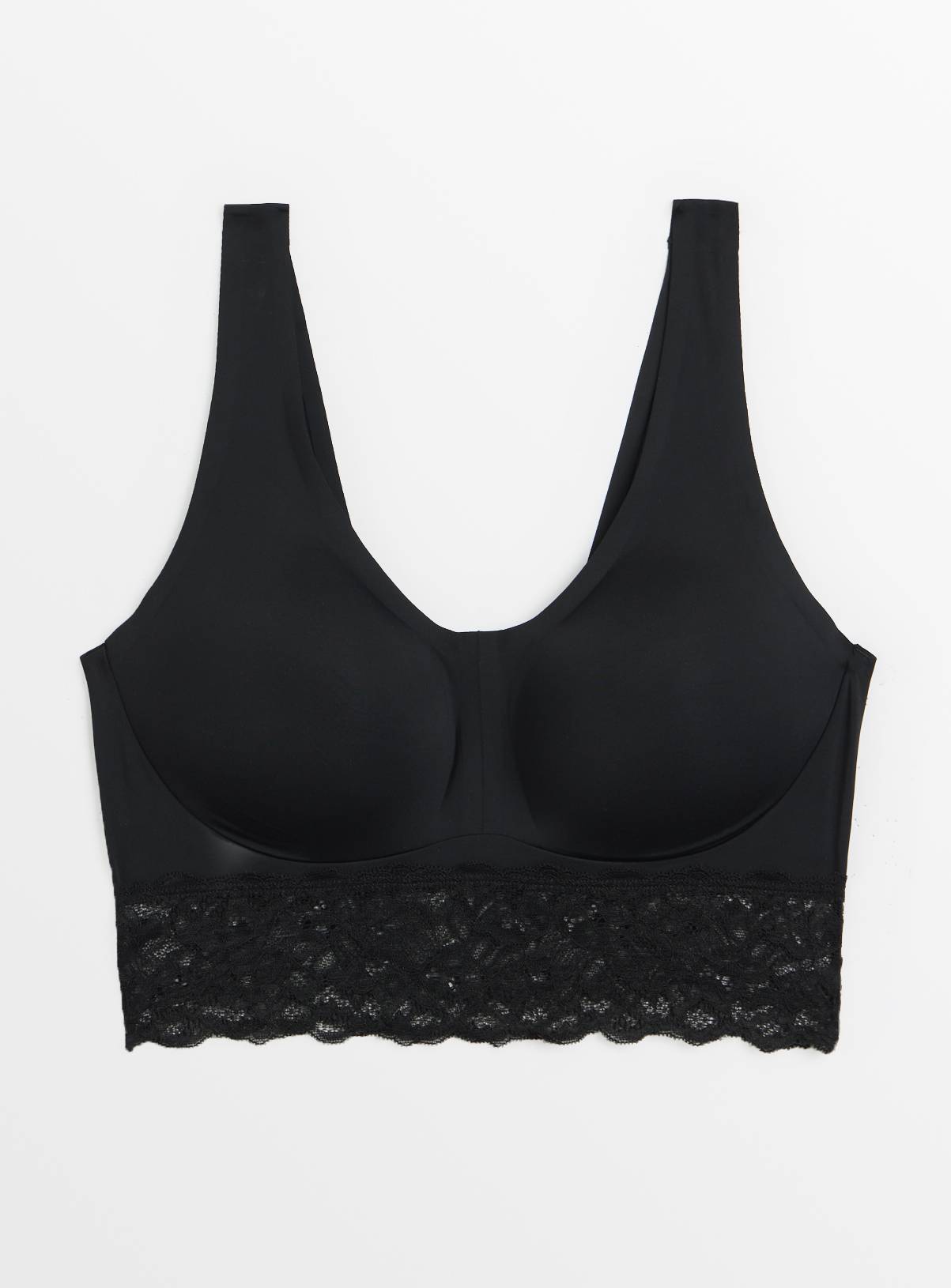 Black Flexform™ Seamless Lace Non Wired Bralette 6 - Image 2