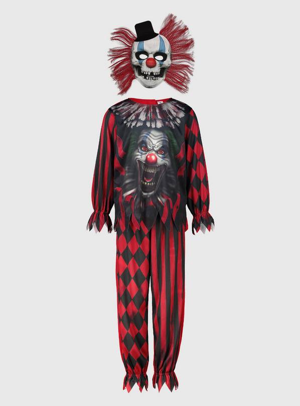 Buy Halloween Creepy Clown Costume 56 years Kids fancy dress