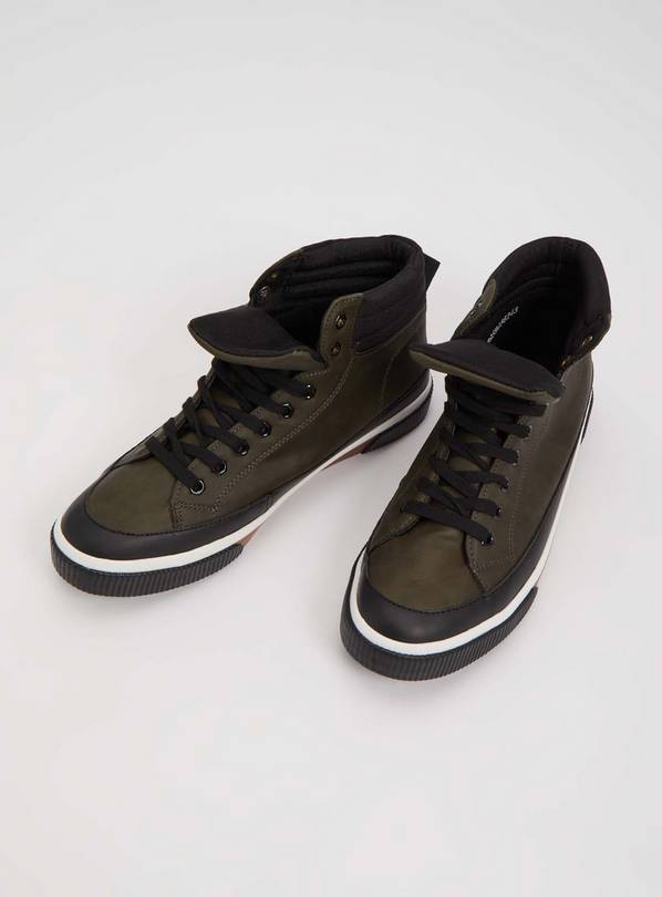 Buy Khaki High Top Trainers - 9 | Trainers | Argos