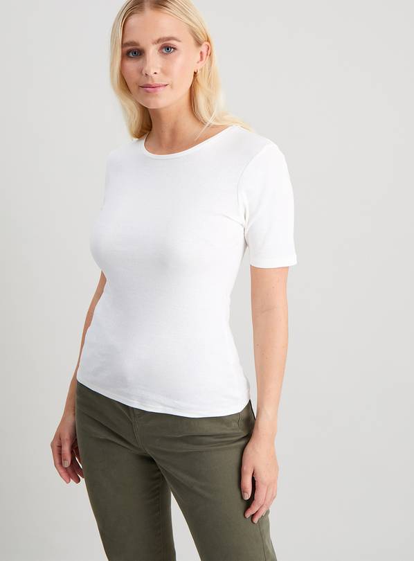 White Slim Fit T-Shirt - 22