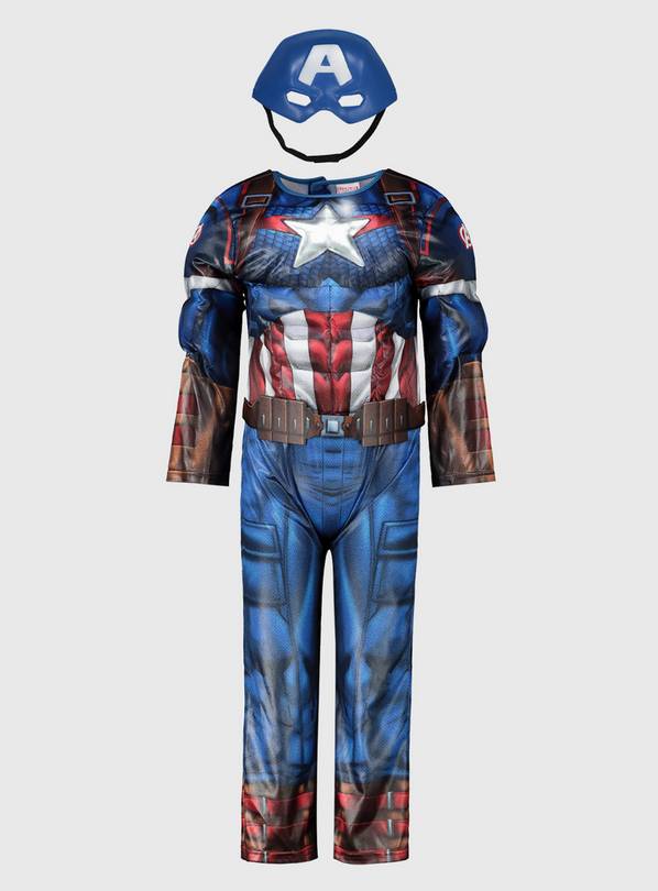 Marvel Captain America Costume - 7-8 years