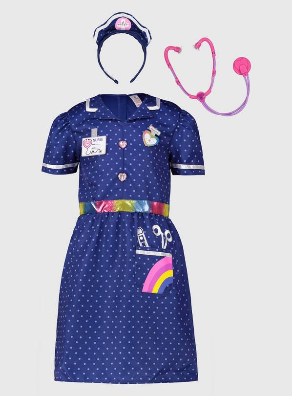 Buy Blue Nurse Costume Set 56 years Kids fancy dress costumes Argos
