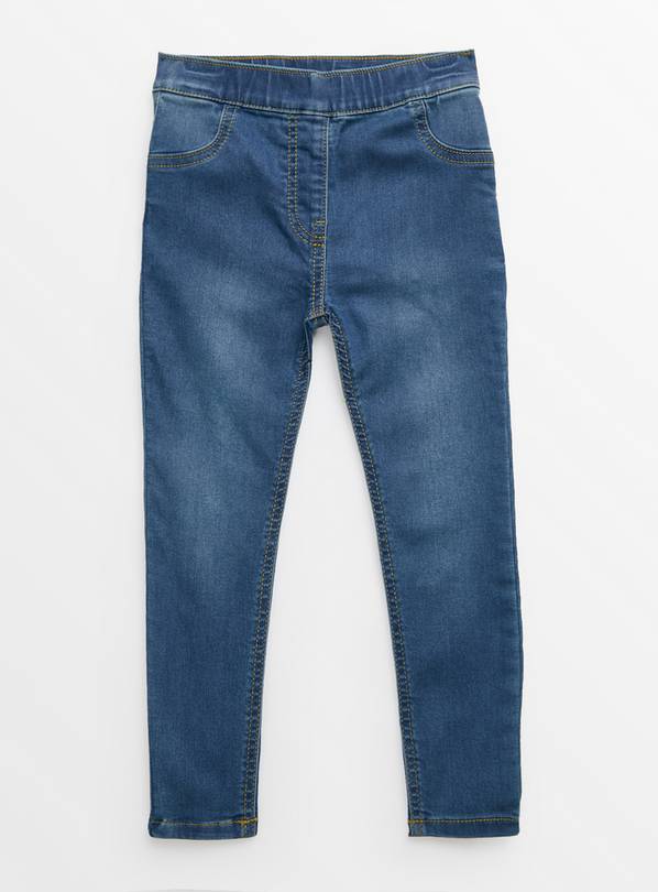 Buy Blue Denim Jeggings 4 years, Trousers