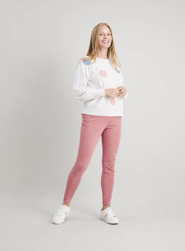 Buy Pink Skinny Jeggings - 14, Leggings