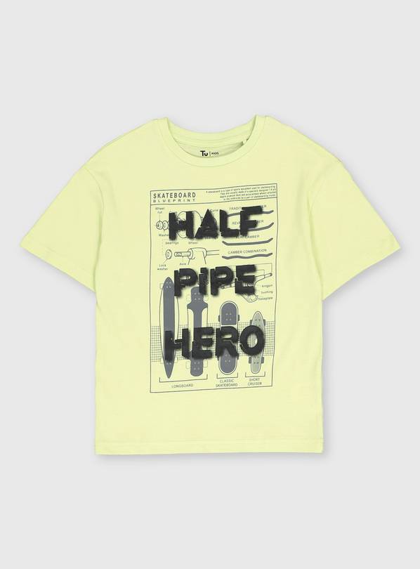 Buy Green Half Pipe Hero TShirt 8 years Tshirts and shirts Argos