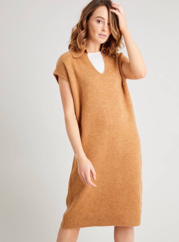 Tan jumper outlet dress