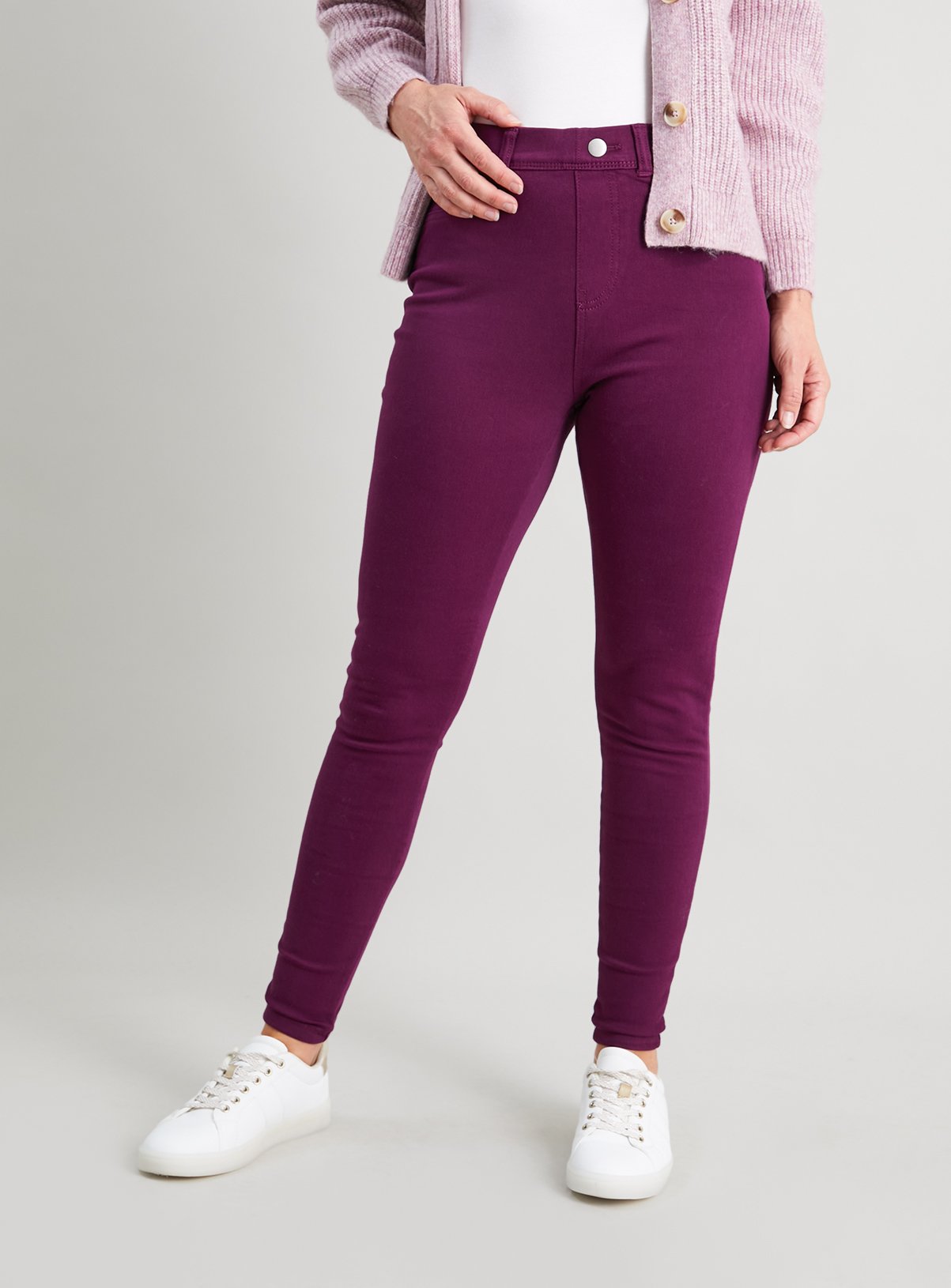 liverpool jacqueline skinny pant dark purple