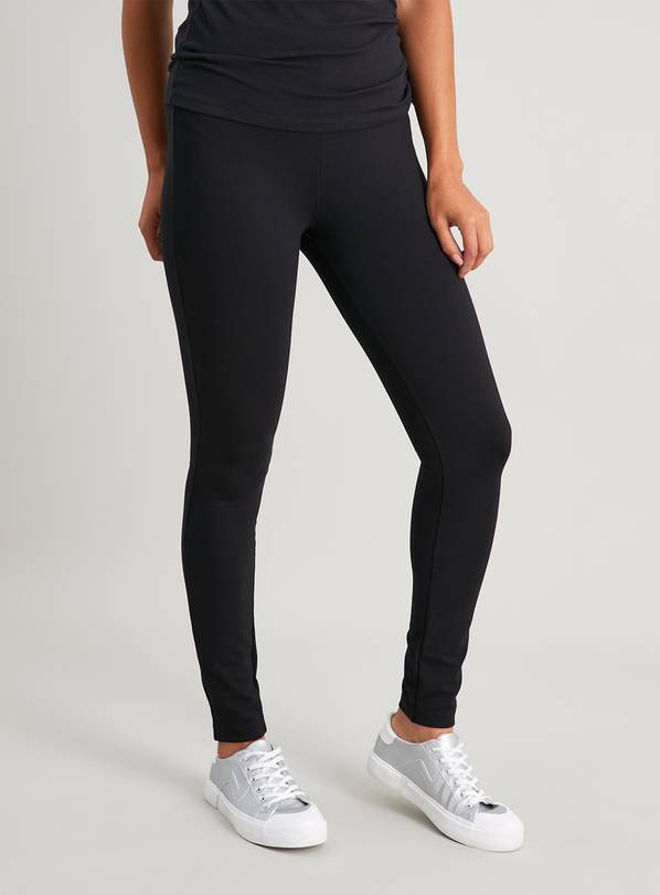 Black Ribbed Leggings - TK Maxx UK