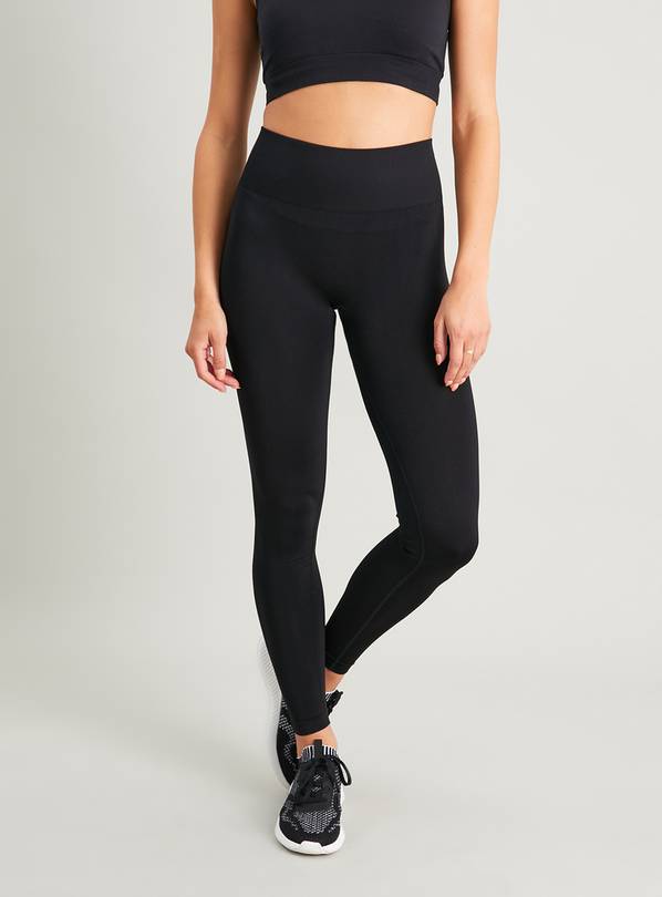 Buy Active Black Seam-Free Leggings With Stretch - L | Joggers | Argos