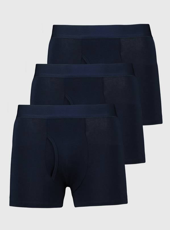 Buy Navy Trunks 3 Pack - XXL | Underwear | Argos