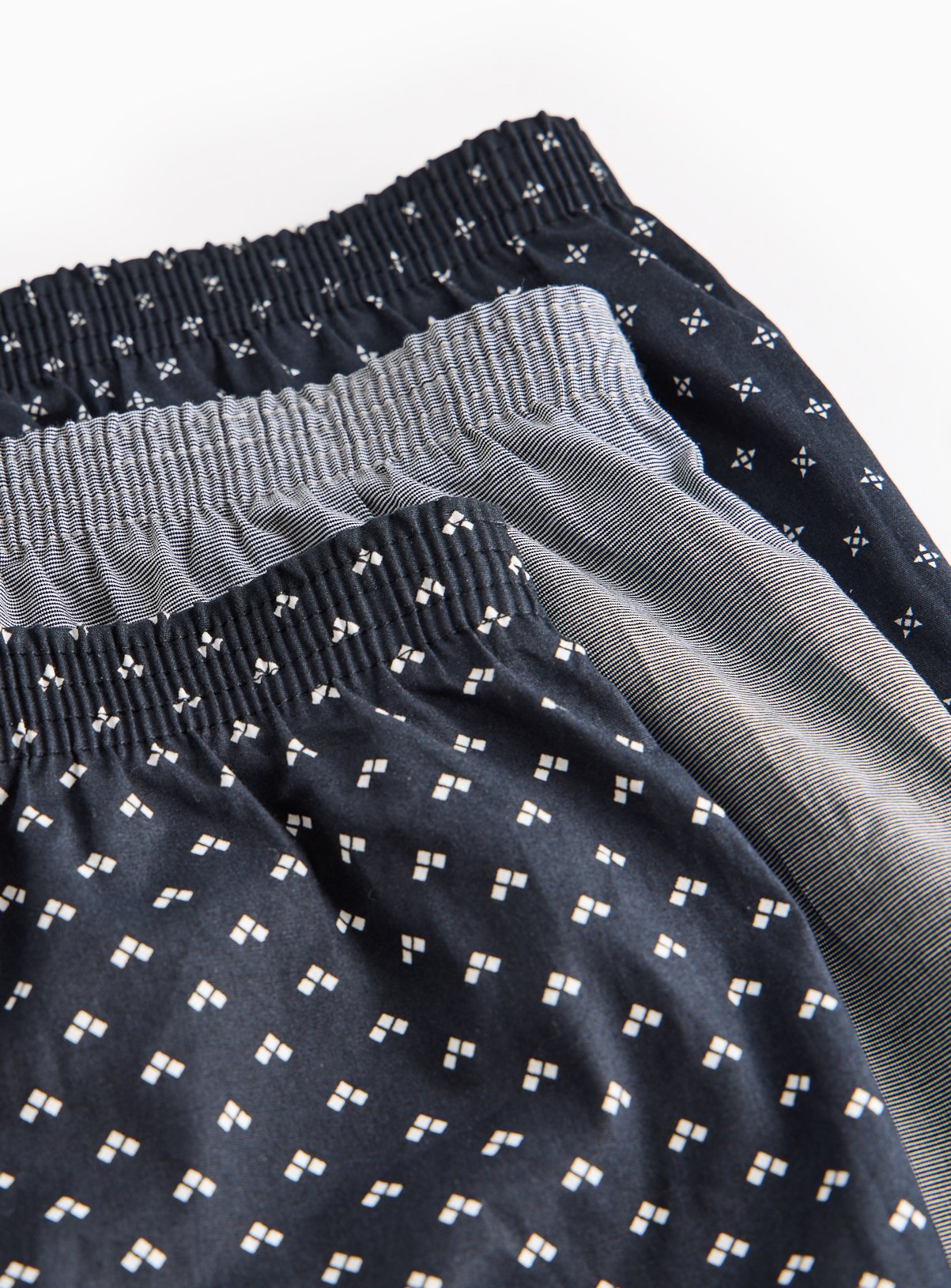 Geo Printed Woven Boxers 3 Pack XL - Image 3 thumbnail