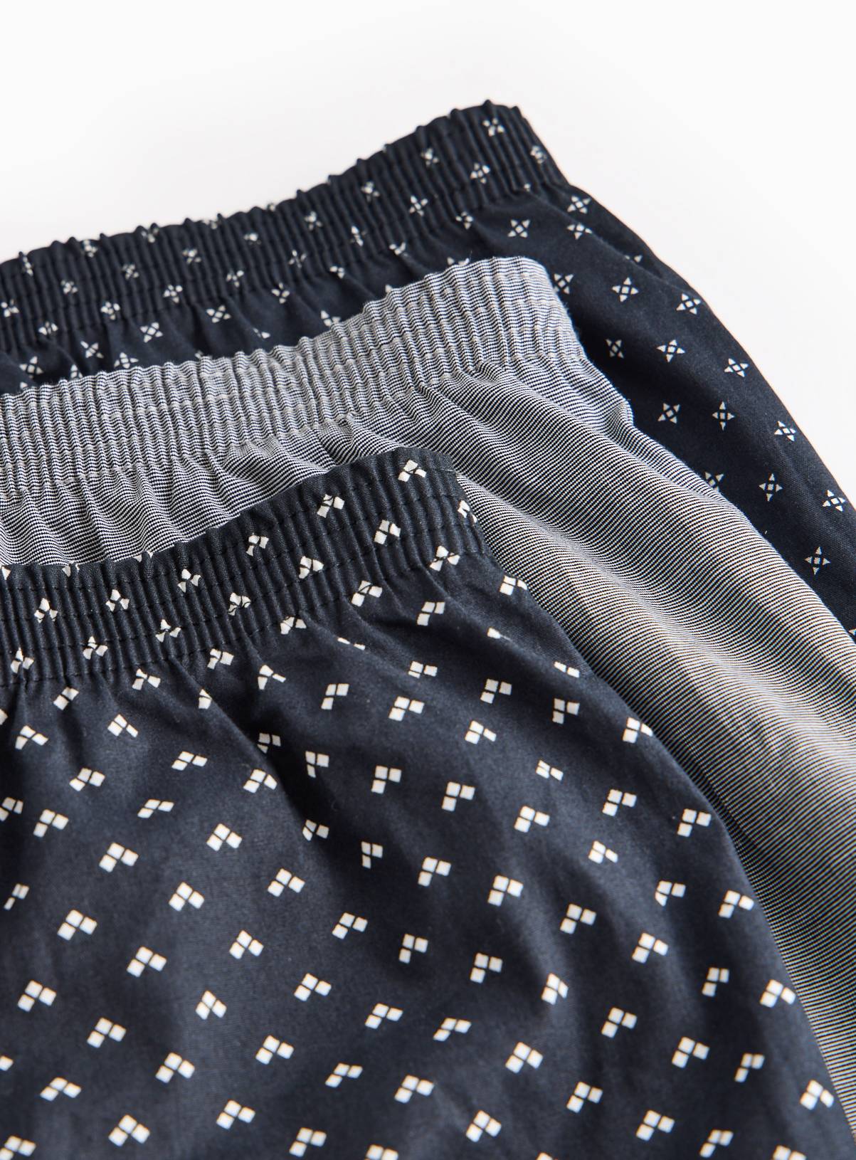 Geo Printed Woven Boxers 3 Pack XL - Image 3