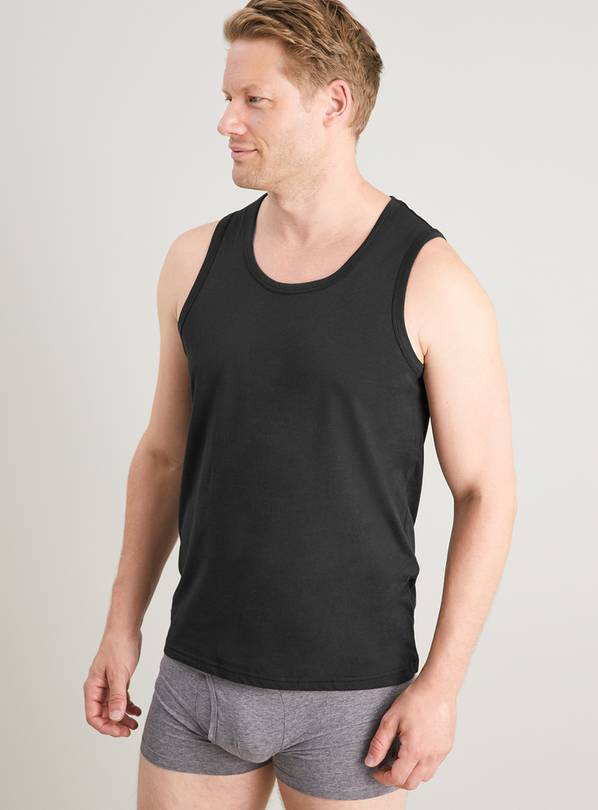 Buy Black Sleeveless Vests 2 Pack XS | Multipacks | Argos