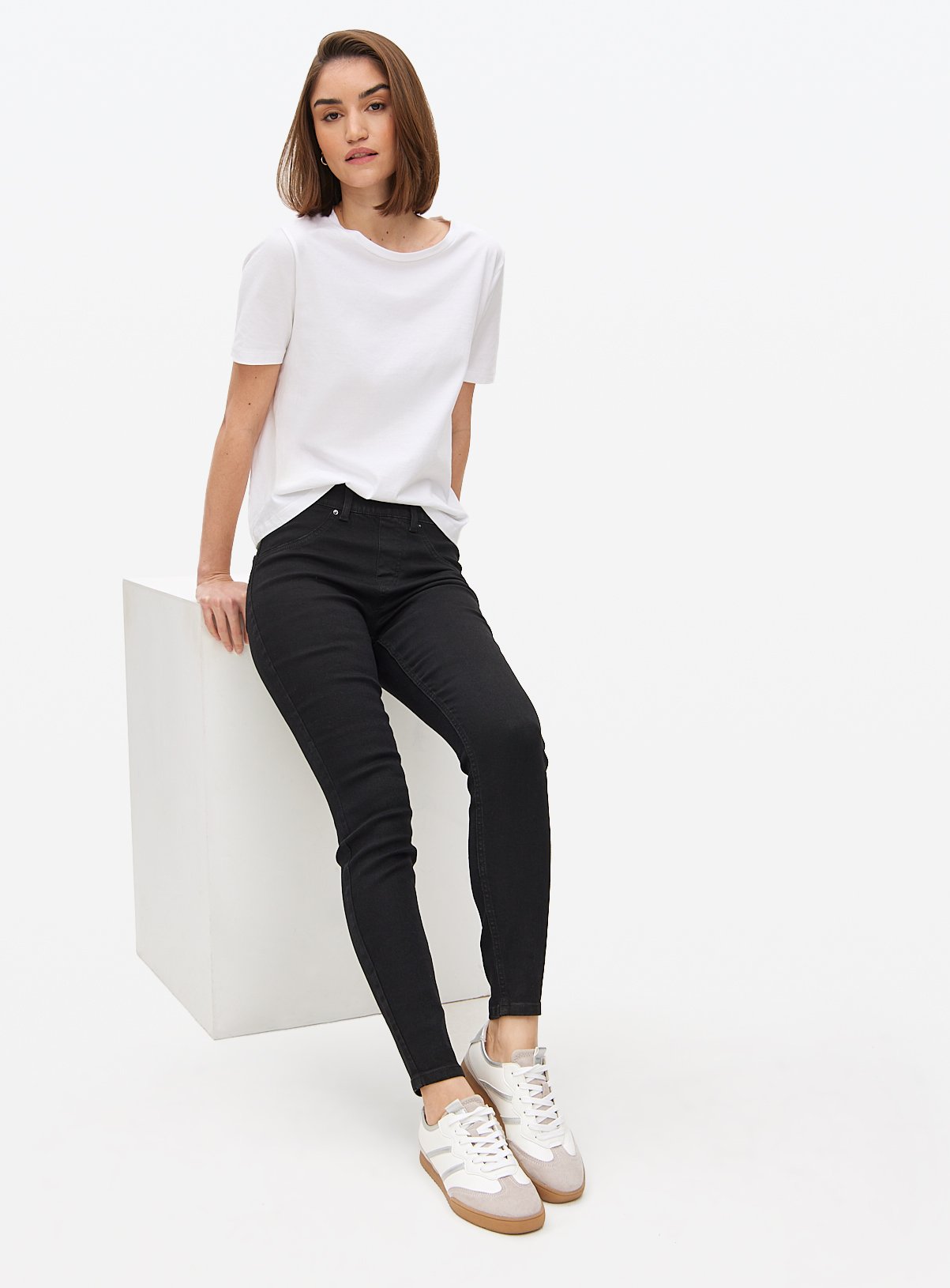 Black Denim Jeggings