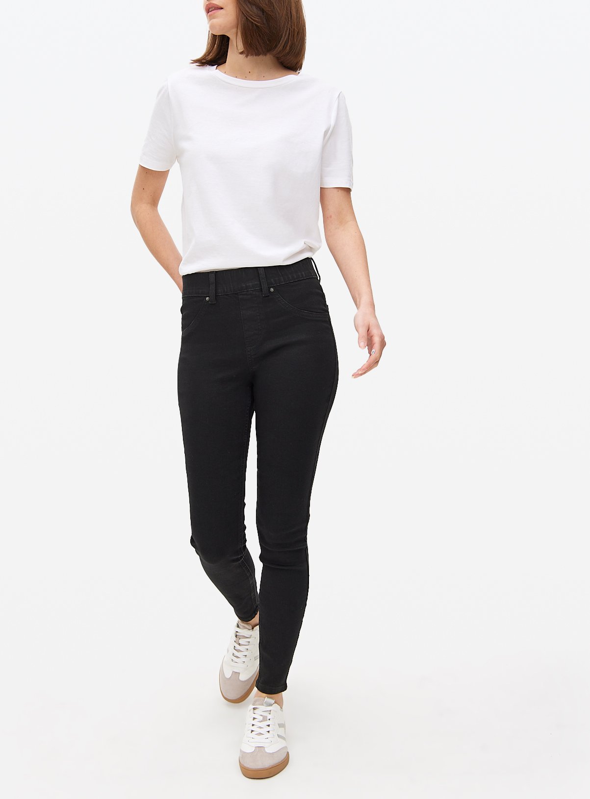 Black Denim Jeggings 24 - Image 2 thumbnail
