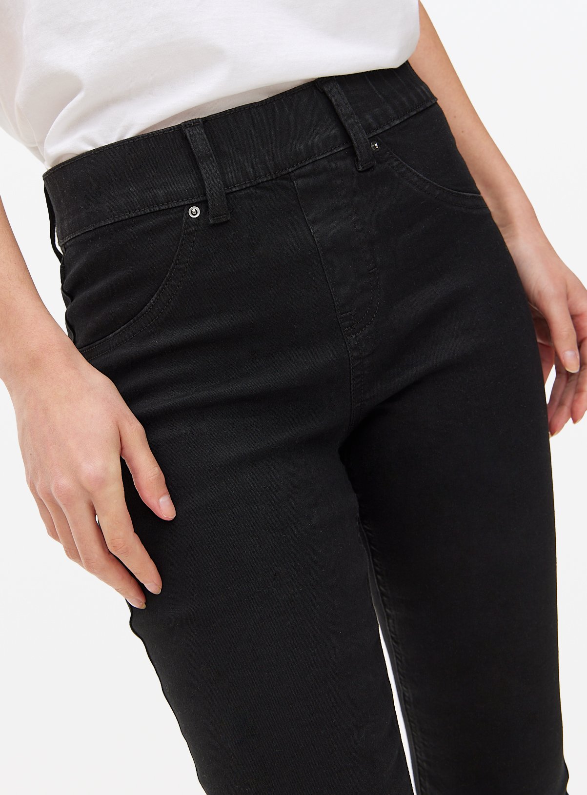 Black Denim Jeggings 24 - Image 3 thumbnail