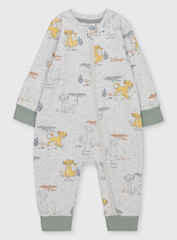Buy Disney Lion King Grey Sleepsuit 912 months Sleepsuits and