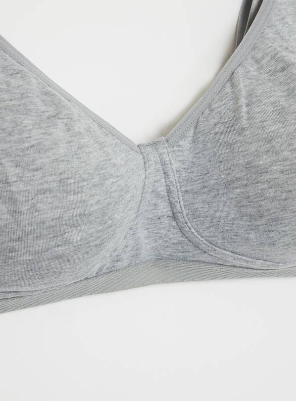 Planetinner Non Padded Non Wired Every Day Moulded T-Shirt Bra - Grey