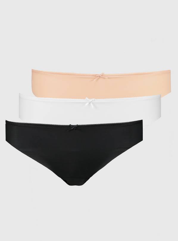 Buy Black/White/Nude Brazilian No VPL Knickers 3 Pack from the Next UK  online shop