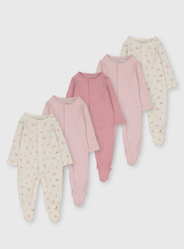 Sleepsuit pack hot sale of 5