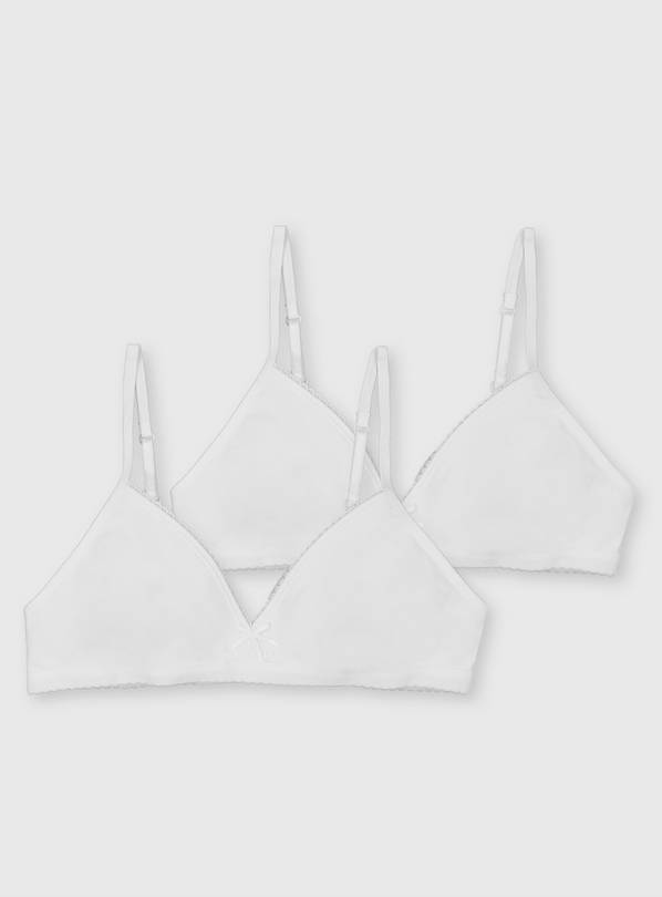 Buy White First Bra 2 Pack Size 30A Bra, Underwear, socks and tights